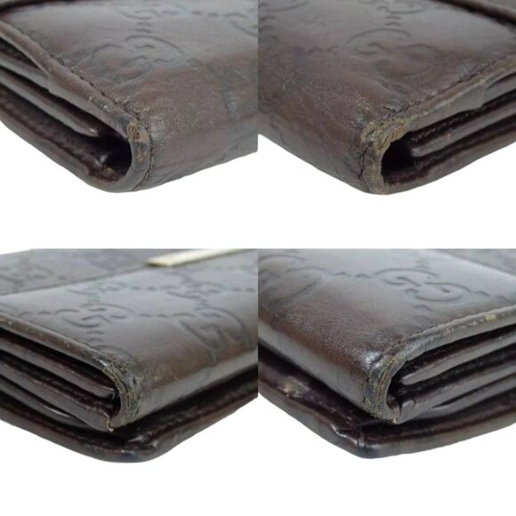 815149AM (C1) Gucci Wallet Long Brown PVC - Picture 5 of 12